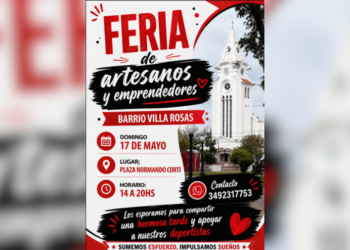 Se viene la feria de artesanos y emprendedores de barrio Villa Rosas