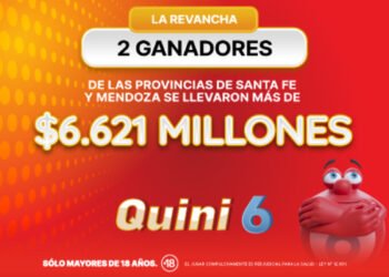 ¡Dos apostadores se repartieron más de $6.621 millones en el Quini 6!