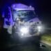 Entre la neblina, dos camiones protagonizaron un duro choque en la Ruta 34