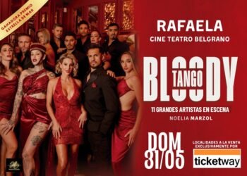 “Bloody Tango”, el exitoso espectáculo de Noelia Marzol, llega a Rafaela con una propuesta que fusiona sensualidad y pasión por el tango
