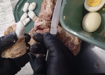 Fue a visitar a un preso con bifes de carne, pero la requisa descubrió un insólito secreto en el interior de la comida