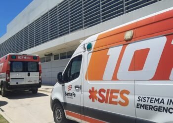Un joven motociclista resultó lesionado tras un choque con un automóvil en Rafaela