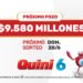 El próximo domingo se viene un pozo espectacular de $9.580 millones