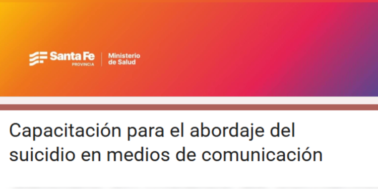 La Provincia impulsa una capacitación sobre comunicación y prevención del suicidio