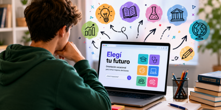 Lanzan una plataforma gratuita que ayuda a elegir carrera y formación profesional