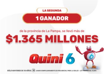 ¡Un apostador se llevó la increíble suma de más de $1.365 millones en el Quini 6!