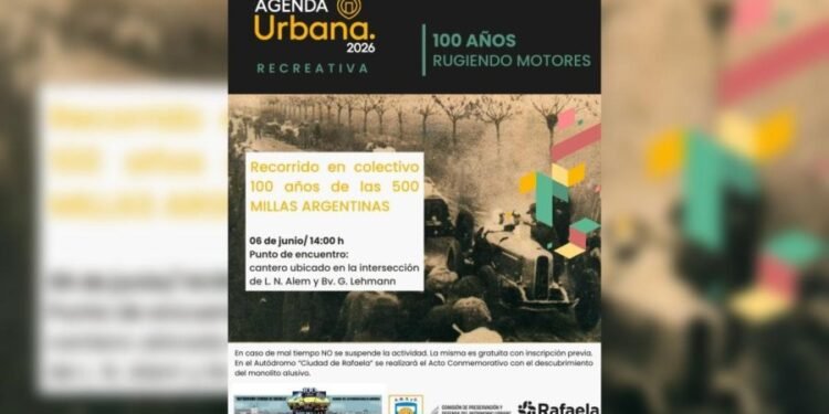 El histórico circuito de Rafaela que vas a poder recorrer gratis en colectivo
