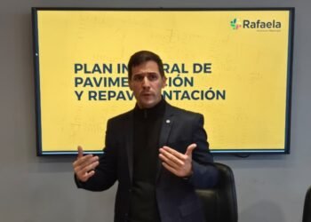 Viotti le puso fecha al inicio de la obra del Plan de Pavimentación