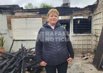 Perdió todo en un brutal incendio en Rafaela, donó lo que le sobró y ahora alerta por una estafa que circula con su nombre