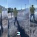 Bomberos sofocaron un incendio de pastizales en el oeste de Rafaela