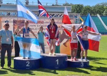 Paloma Audicio obtuvo la medalla de plata en el Mundial para atletas con síndrome de Down