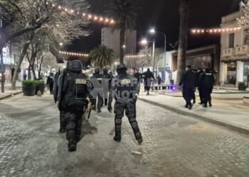 Salvo una «rencilla entre mujeres», no hubo incidentes durante los festejos en el centro de Rafaela