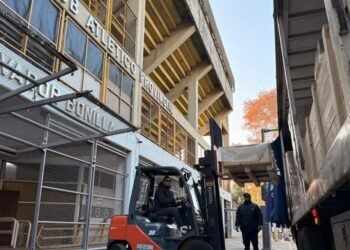 De Noruega a Rosario: llegó la estructura y elementos para el levantamiento de pesas de los Juegos Suramericanos