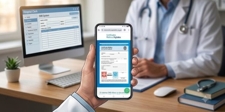 Se implementa un nuevo Certificado médico digital en Santa Fe