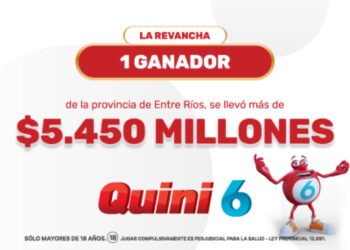 ¡Un apostador se llevó más de $5.450 millones en el Quini 6!