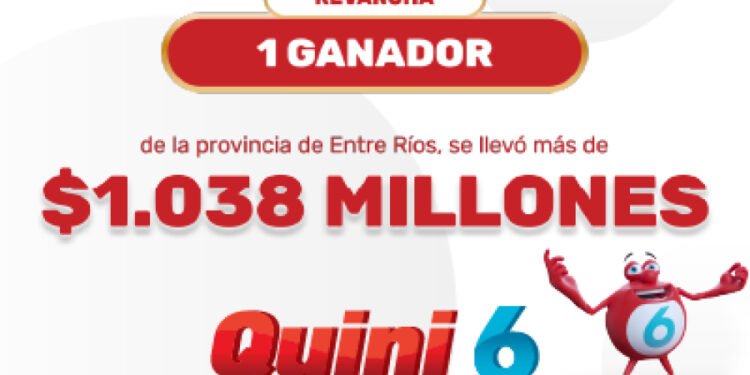 ¡Un apostador se llevó más de $1.038 millones en el Quini 6!