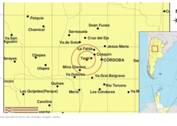 Un sismo de magnitud 4 se sintió en varias ciudades de Córdoba