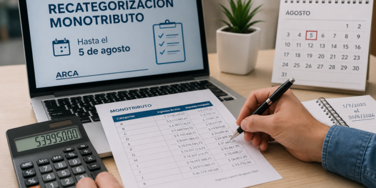 Recategorización del monotributo: advierten que es clave revisar los datos antes del 5 de agosto