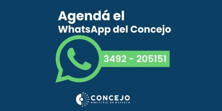 El WhatsApp del Concejo Municipal continúa sumando consultas y reclamos de vecinos