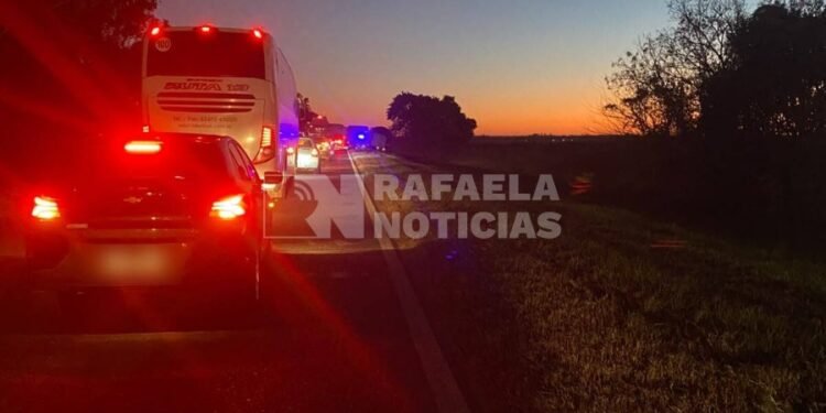 Ruta 34: dos camiones chocaron y el tránsito estuvo interrumpido