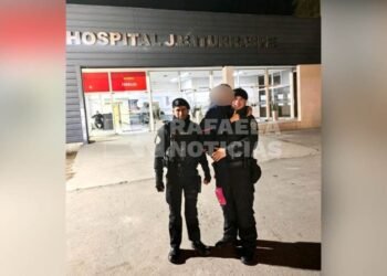 Frontera: policías del GOT salvaron la vida de una niña de 8 años que se había atragantado con comida