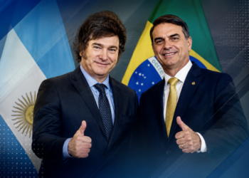Milei viaja a Brasil para respaldar la candidatura de Flávio Bolsonaro