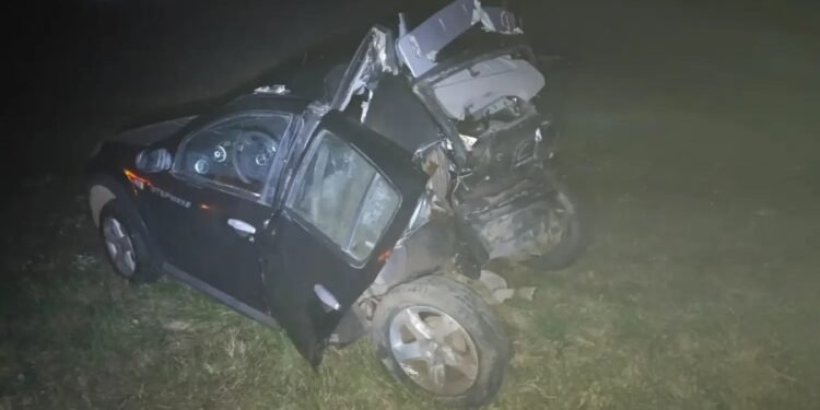 Intentó bajar a la banquina sobre la Ruta 34 y terminó embestido por un camión