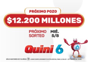 Quini 6 vuelve a ilusionar y el pozo aumenta a $12.200 millones