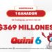 ¡Esta noche un apostador se llevó más de $369 millones en el Quini 6!