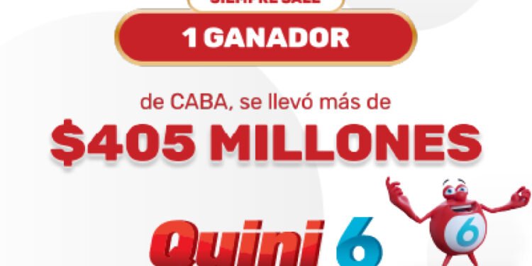 ¡Un apostador se llevó la increíble suma de más de $405 millones en el Quini 6!