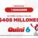 ¡Un apostador se llevó la increíble suma de más de $405 millones en el Quini 6!