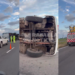 Volcó un camión cargado con carne en la Autovía 34 antes del ingreso a Susana