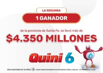 Noche histórica en el Quini 6: más de 3.1 millones de cupones, USD 3 millones libres de impuestos y más de $4.350 millones repartidos en el Aniversario