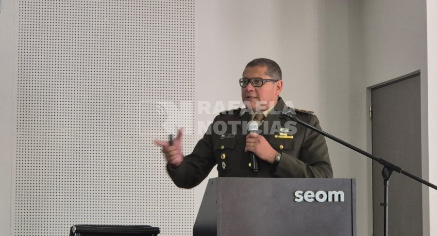 Teniente coronel Pablo Campi, jefe del Batallón de Ingenieros Anfibios 121.
