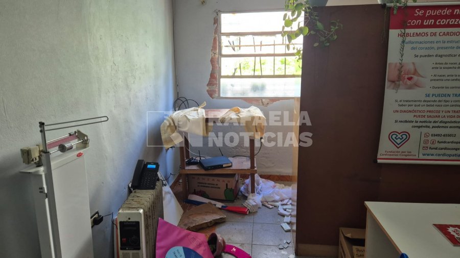 Desorden y roturas en el interior del inmueble.