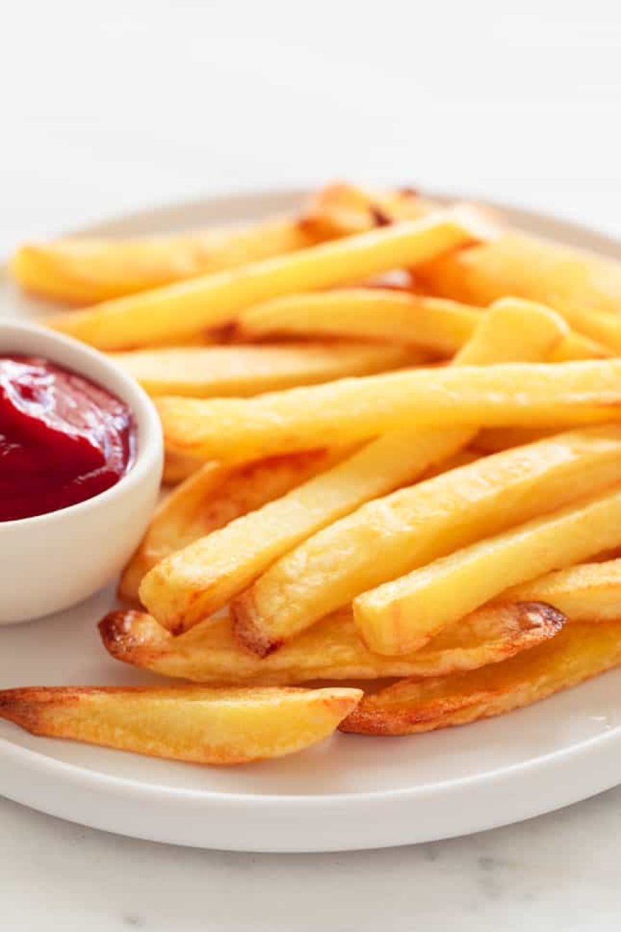 papas fritas con ketchup