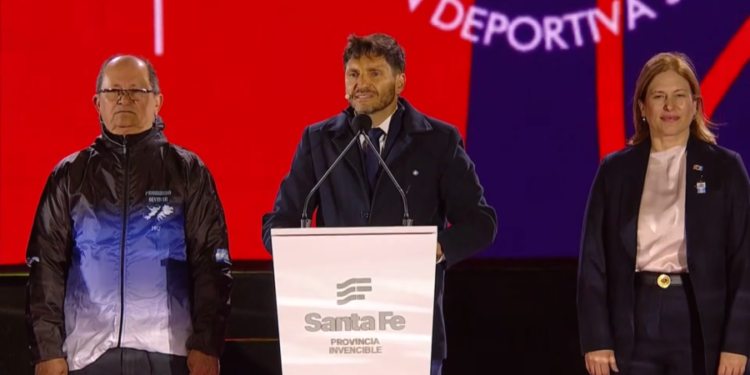 “Somos invencibles”: el mensaje del gobernador en la apertura de los Juegos Suramericanos 2026
