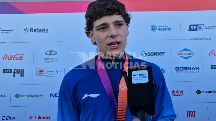 Turone habló con Rafaela Noticias tras lograr meterse en el podio. Foto: RN