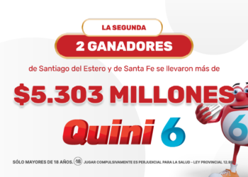 ¡Dos apostadores se repartieron más de $5.300 millones en el Quini 6!