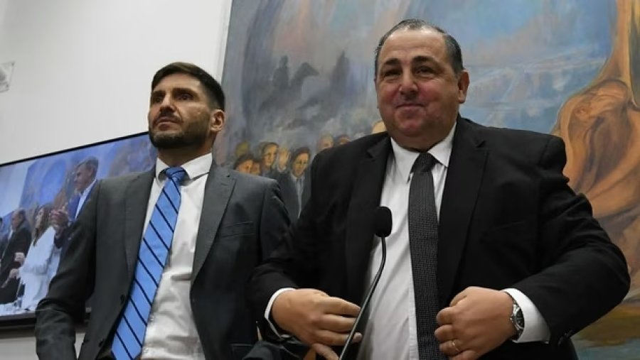 El gobernador, Maximiliano Pullaro, y el intendente, Juan Pablo Poletti.