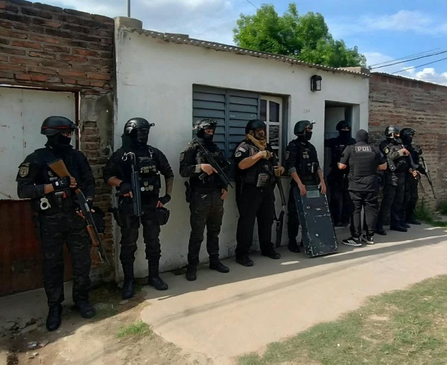 Allanamiento realizado en Frontera.