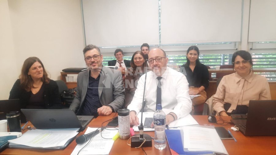 Fiscal Loyola y abogados querellantes.