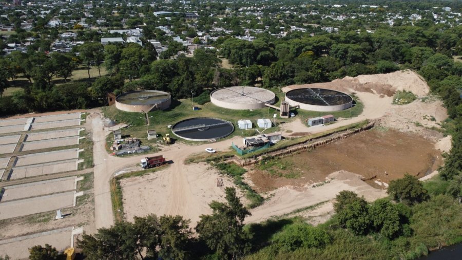 Planta de tratamiento de líquidos cloacales.
